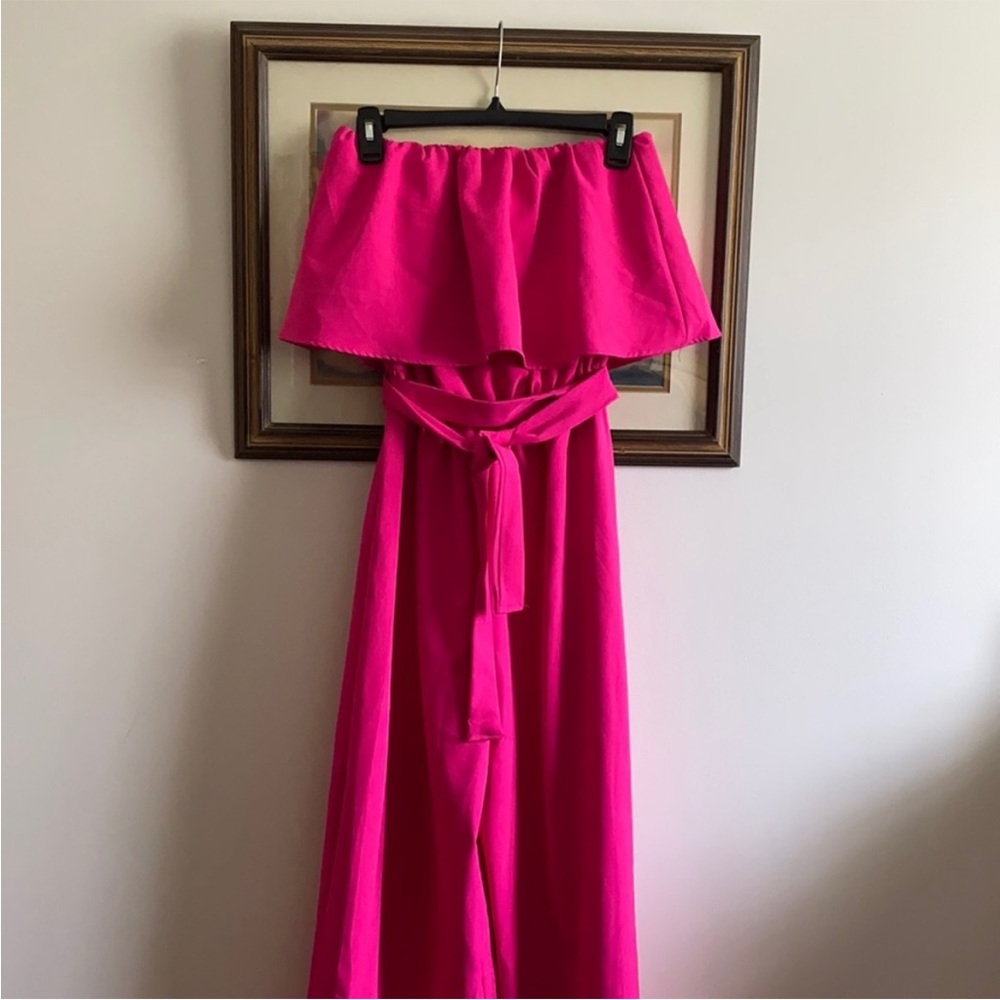 FS | Vintage Bobbi S Hot Pink Jumpsuit. Barbie hot pink